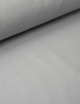 Bio-French Terry Uni grau von Stoffonkel