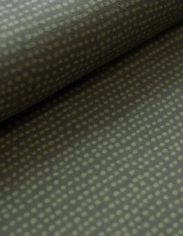 Biojersey Dotted Line khaki von Stoffonkel
