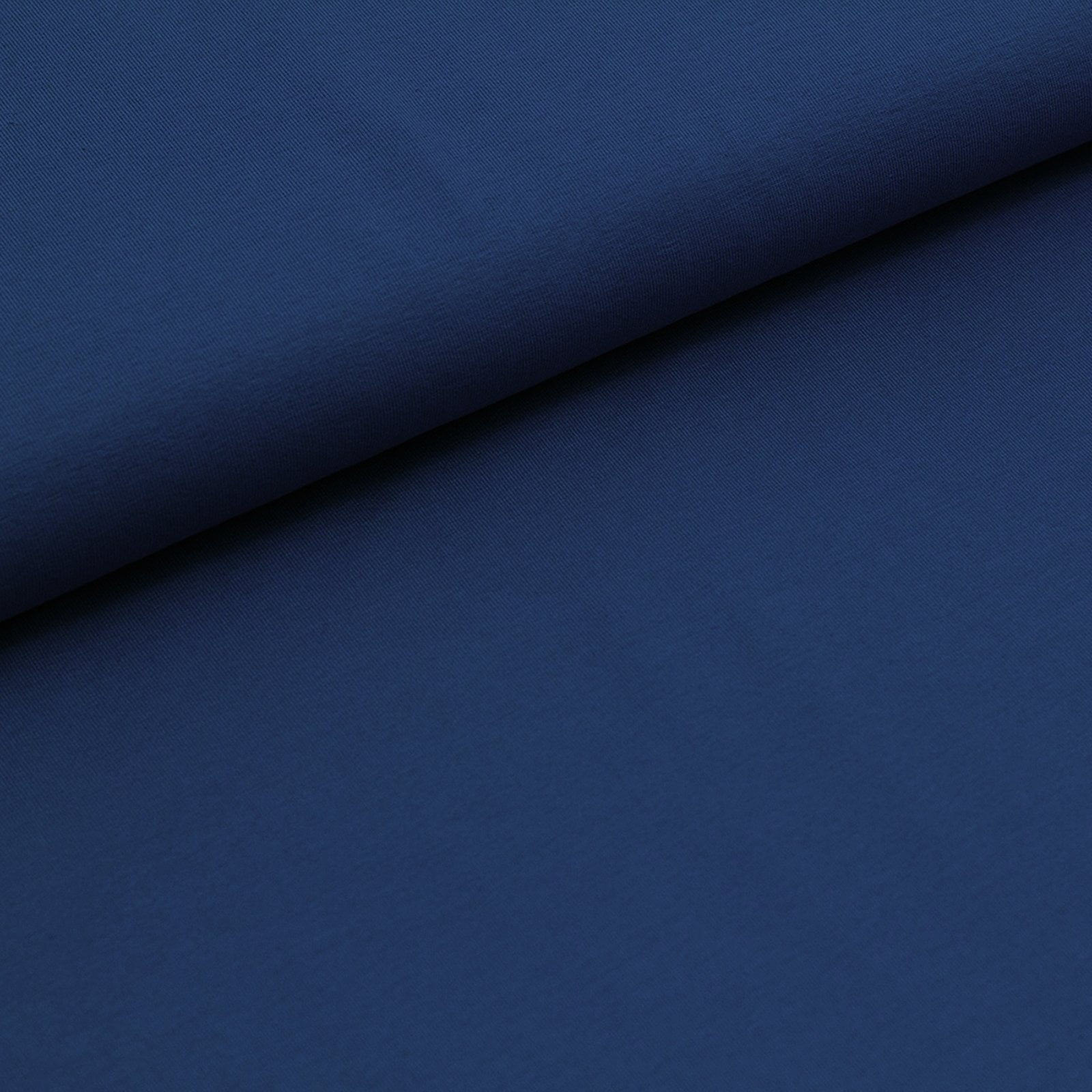 Biojersey Uni marineblau von Stoffonkel
