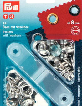 Prym Ösen mit Scheiben 8,0mm