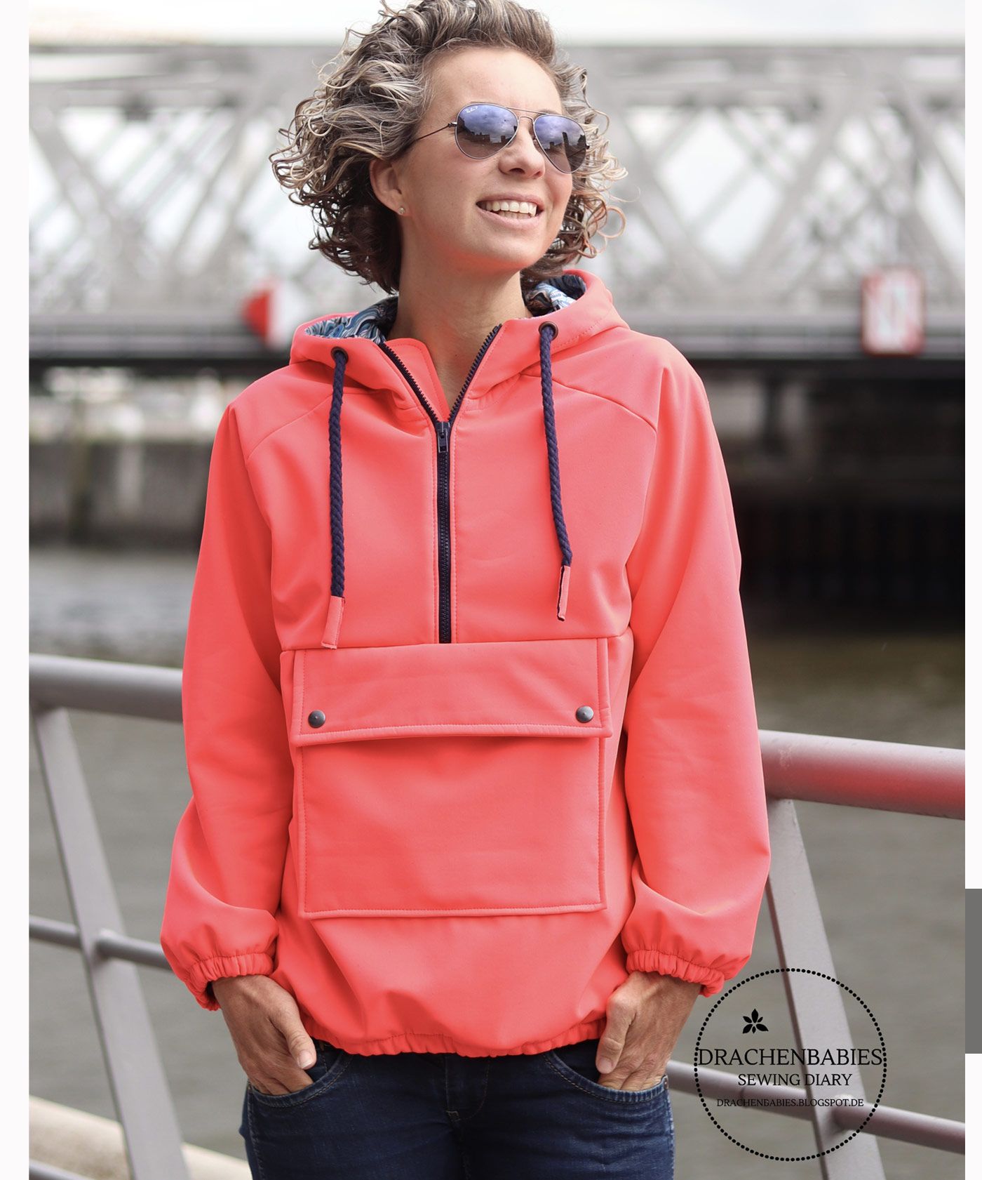 Papierschnittmuster WIND.breaker UNISEX von LeniPepunkt