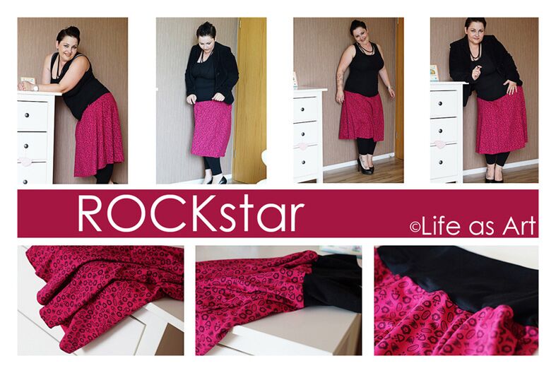 Papierschnittmuster Rock „ROCK.star“ von LeniPepunkt