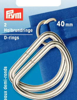 Halbrundringe Prym (555240) 40mm silber