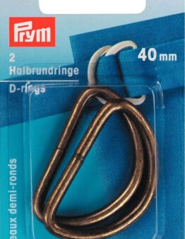 Halbrundringe Prym (555242) 40mm altmessing