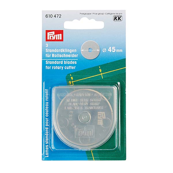 Prym 3 Ersatzklingen Rollschneider 45 mm (610472)