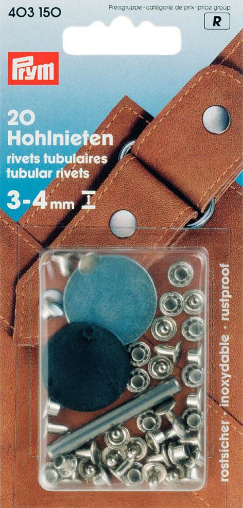 Hohlnieten Prym (403150) 3-4 mm