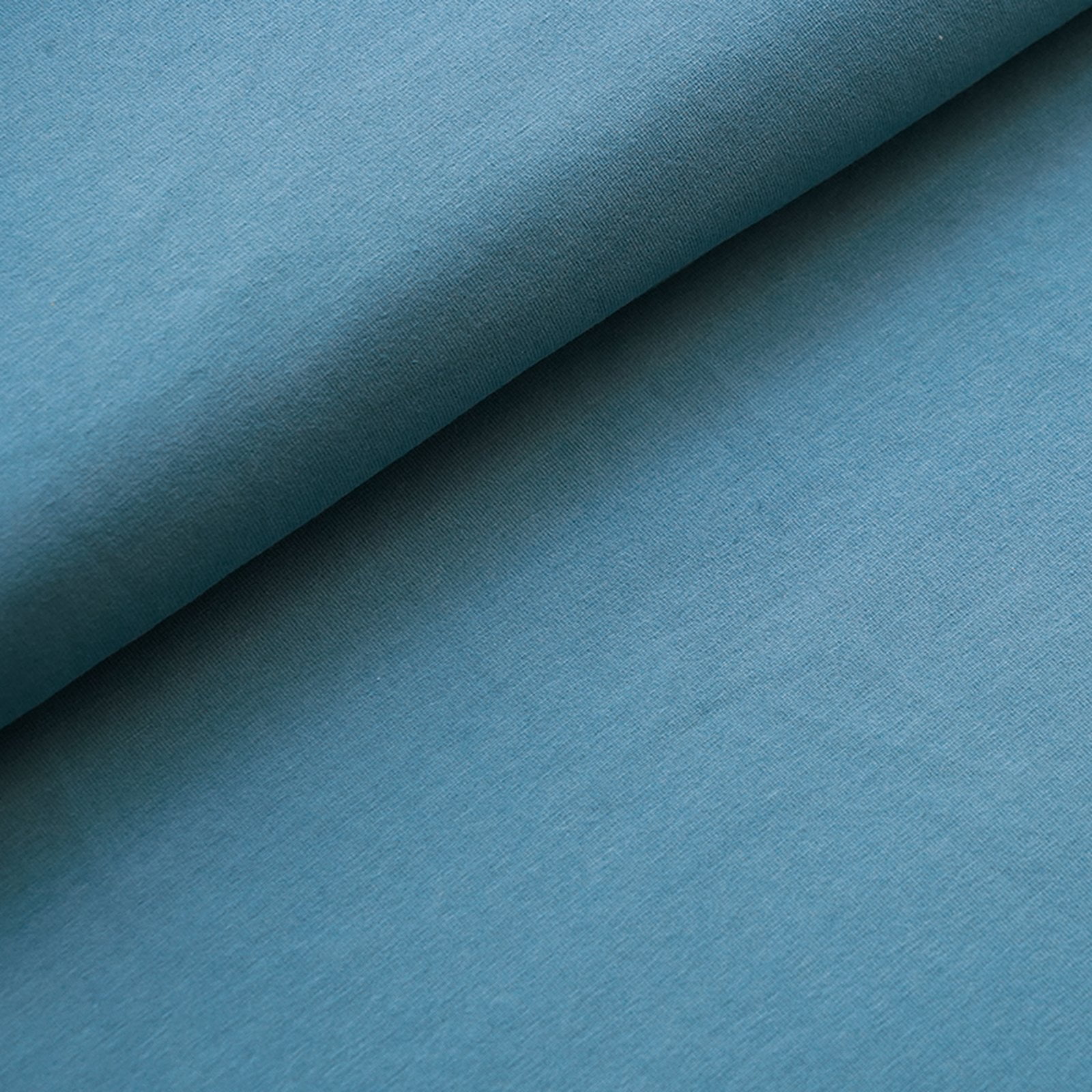 Biojersey Uni - beach house blue von Stoffonkel