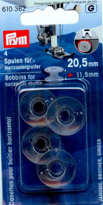 Prym Nähmaschinenspulen Horizontalgreifer (610362)