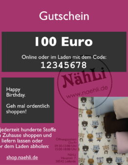 PDF Gutschein zum Drucken
