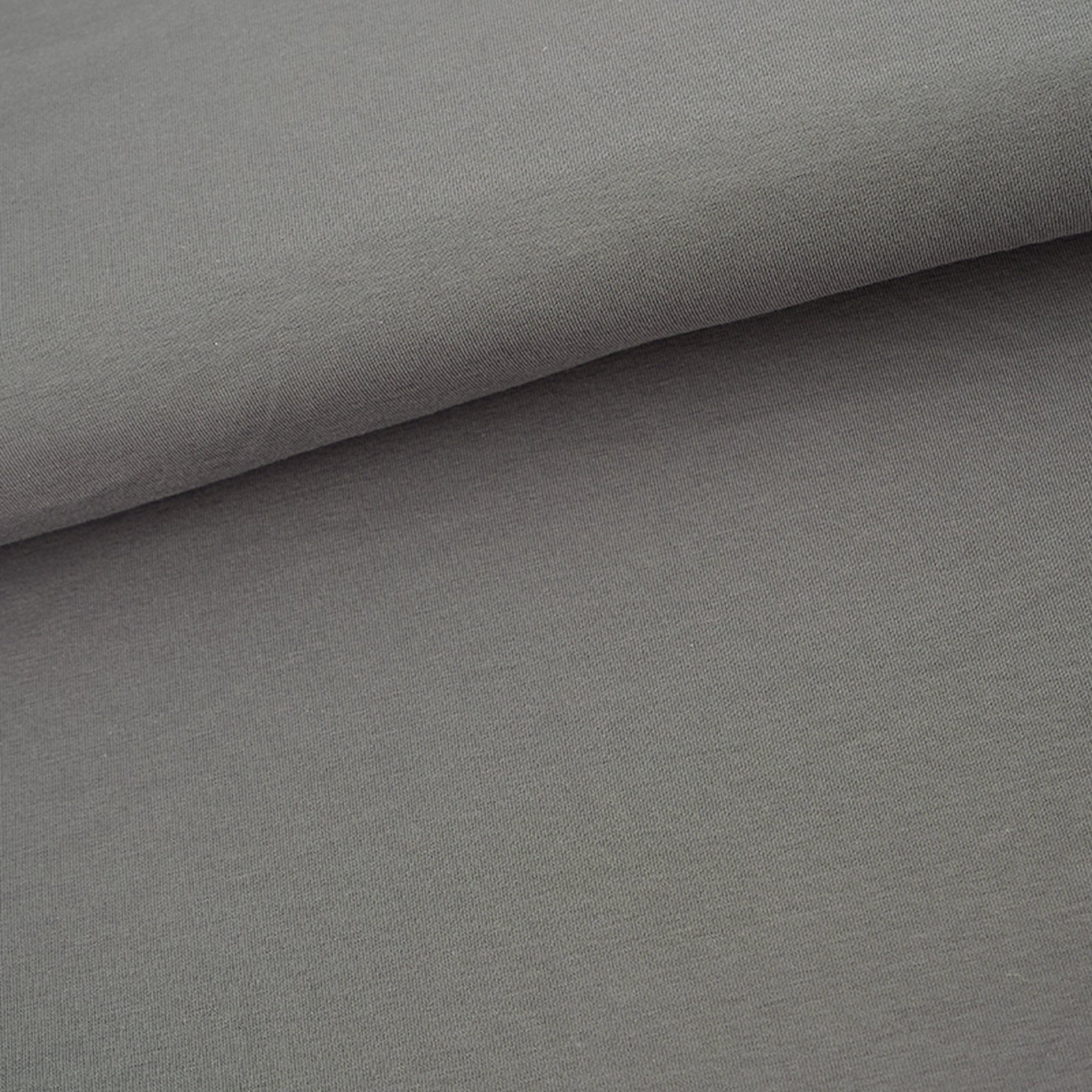 Biojersey Uni dunkelgrau von Stoffonkel