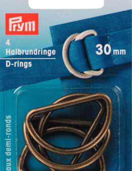 Halbrundringe Prym (555232) 30mm altmessing