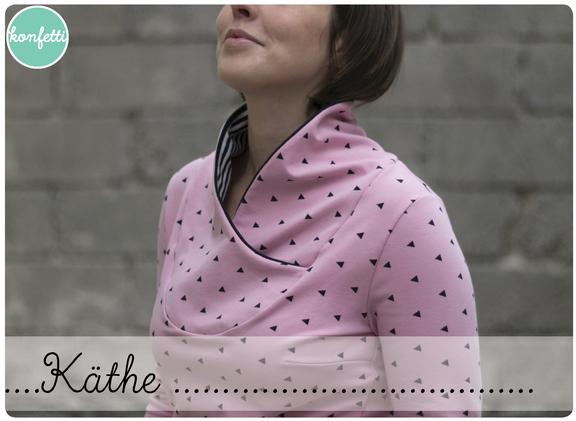 Papierschnittmuster Konfetti Damenpullover "Käthe"