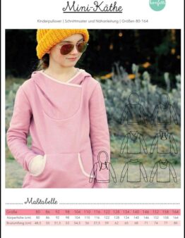 Papierschnittmuster Konfetti Kinderpullover "Mini Käthe"