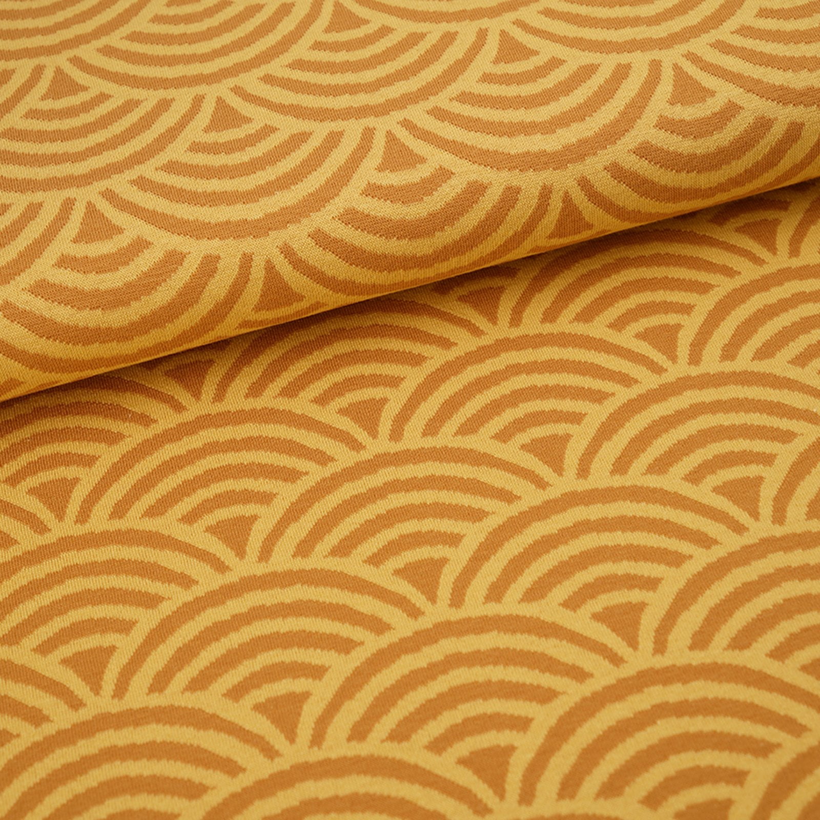 Bio-Jacquard Rainbow mais von Stoffonkel