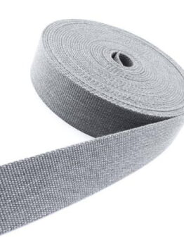 Gurtband 30mm (6632) Col Jeansoptik grau