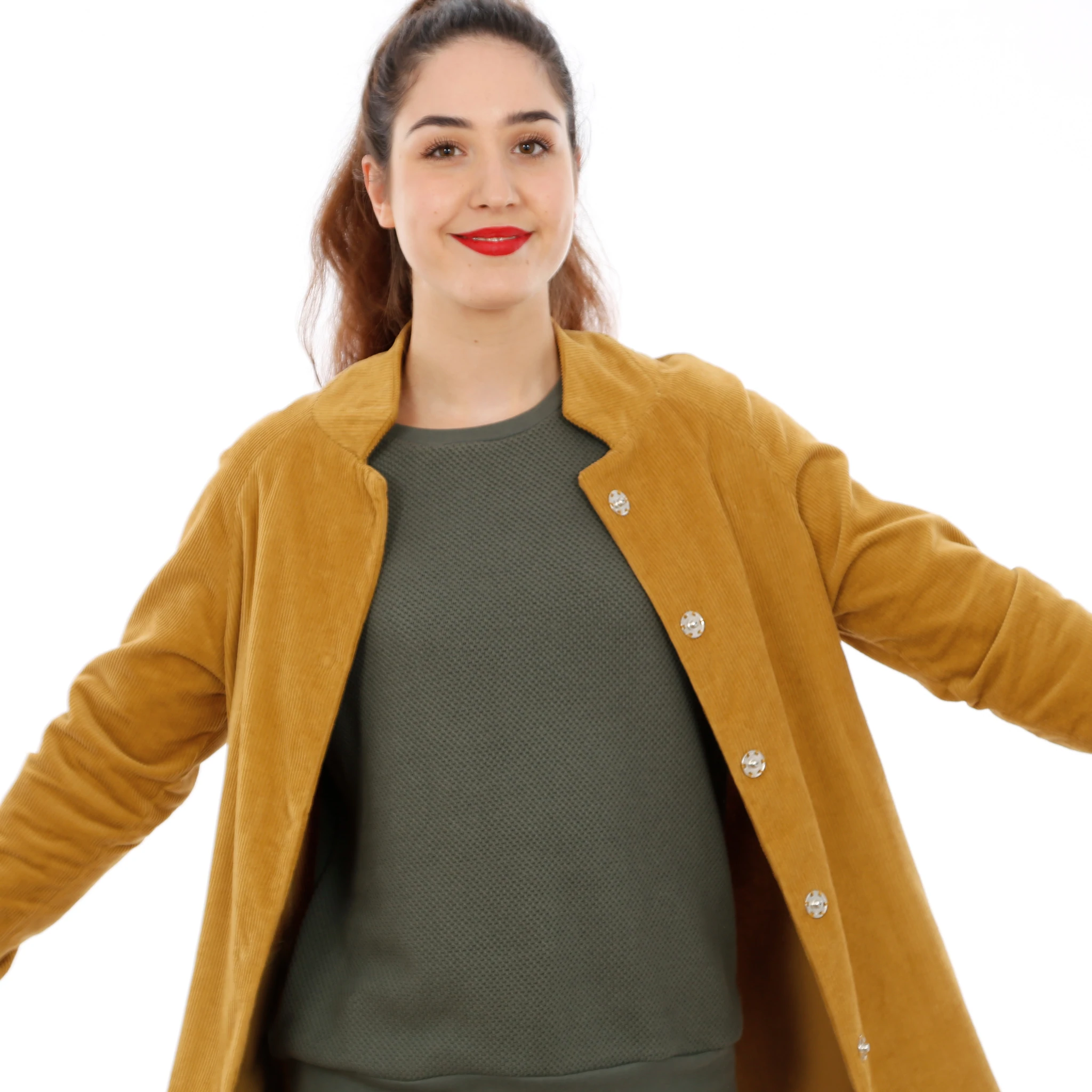 Papierschnittmuster von Studio Schnittreif Frau Linda Kurzmantel XS bis XXL