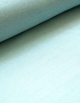 Jacquard Rippenmuster lichtblau von Stoffonkel