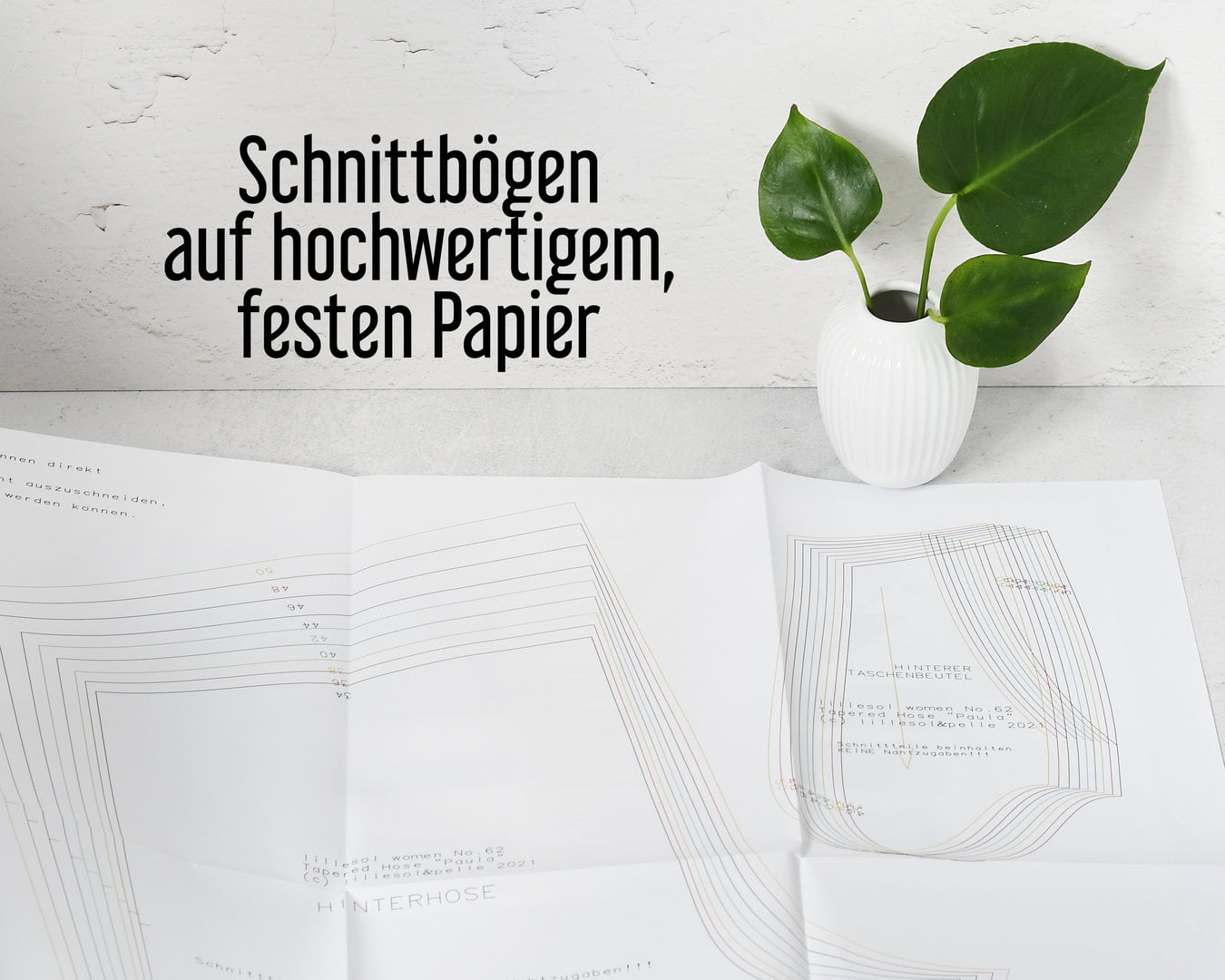 Papierschnittmuster lillesol women No.72 Sommerbluse "Lavina"