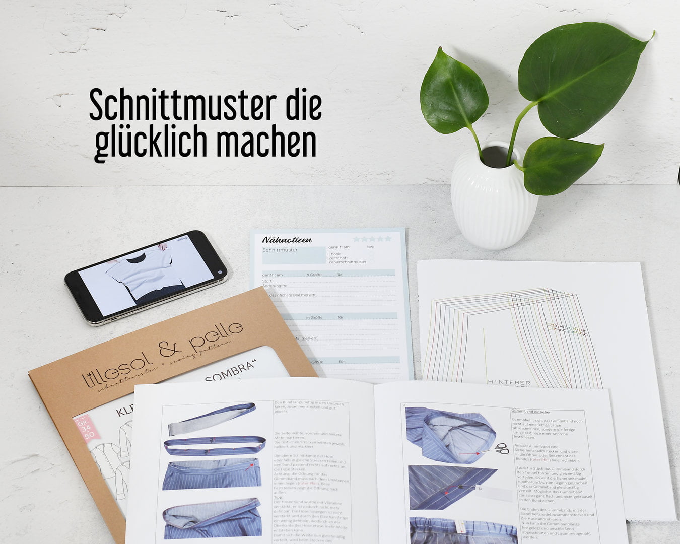 Papierschnittmuster lillesol women No.72 Sommerbluse "Lavina"