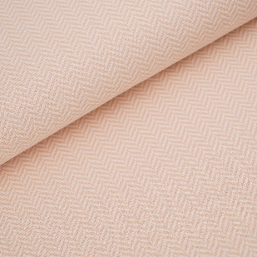 Jacquard Fischgrät macadamia von Stoffonkel