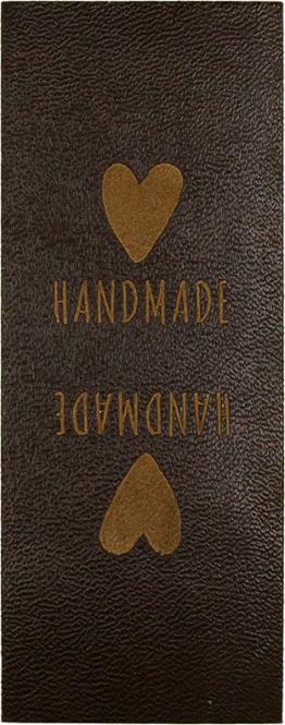 Knicklabel handmade Lederimitat braun