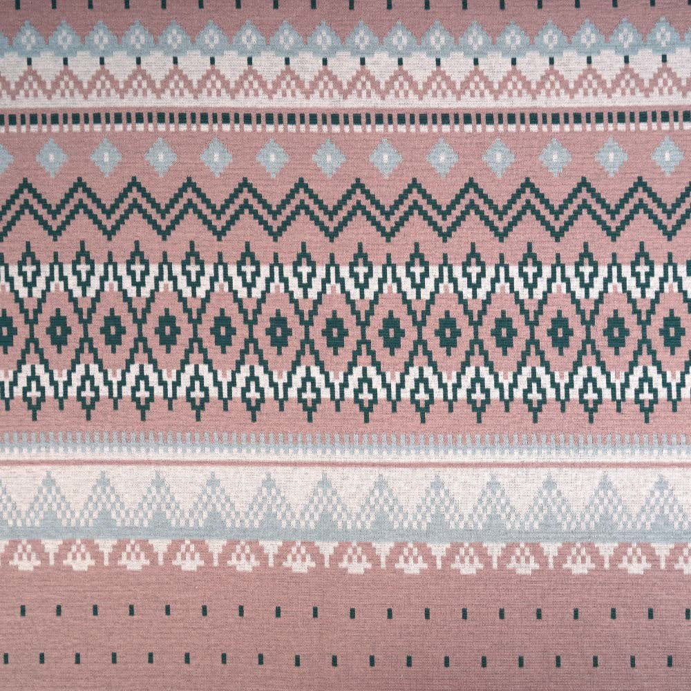 Bio-Jacquard Cosy Winter pastell von Stoffonkel Panel 77cm x 150cm