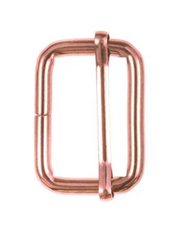 Leiterschnalle Metall (196043) 30mm rosegold
