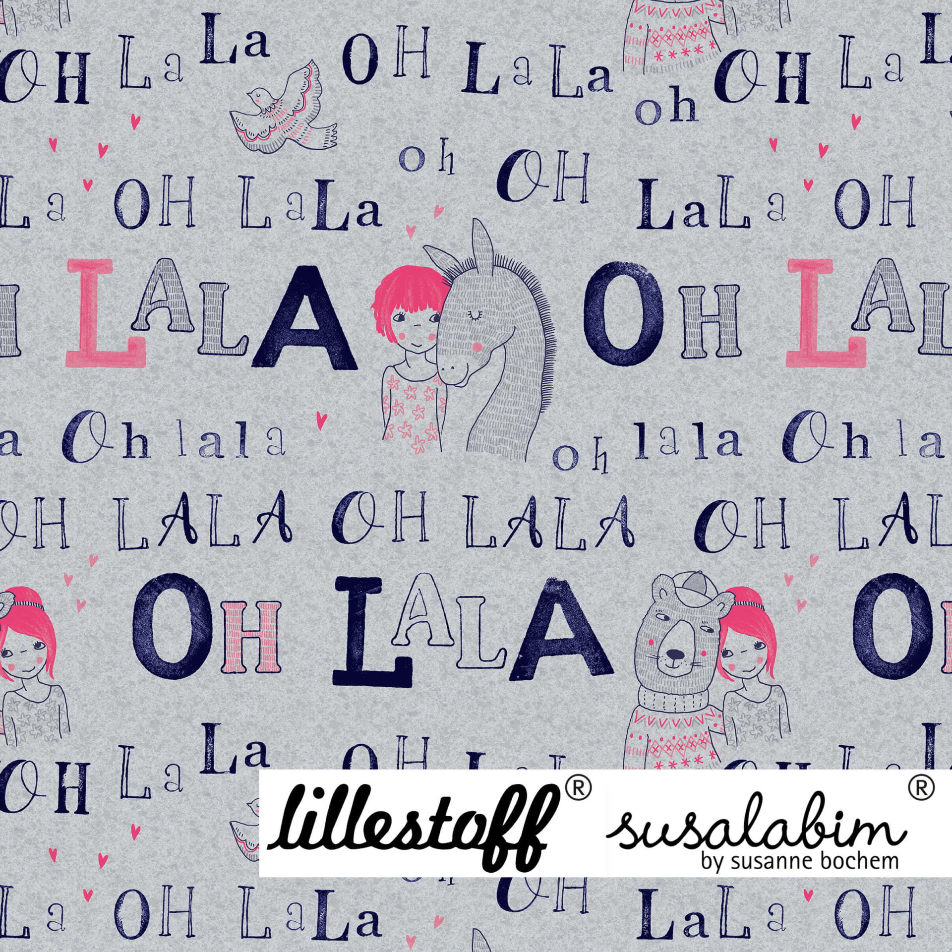 Susalabims Ohlala von Lillestoff 1,0 x 1,5m