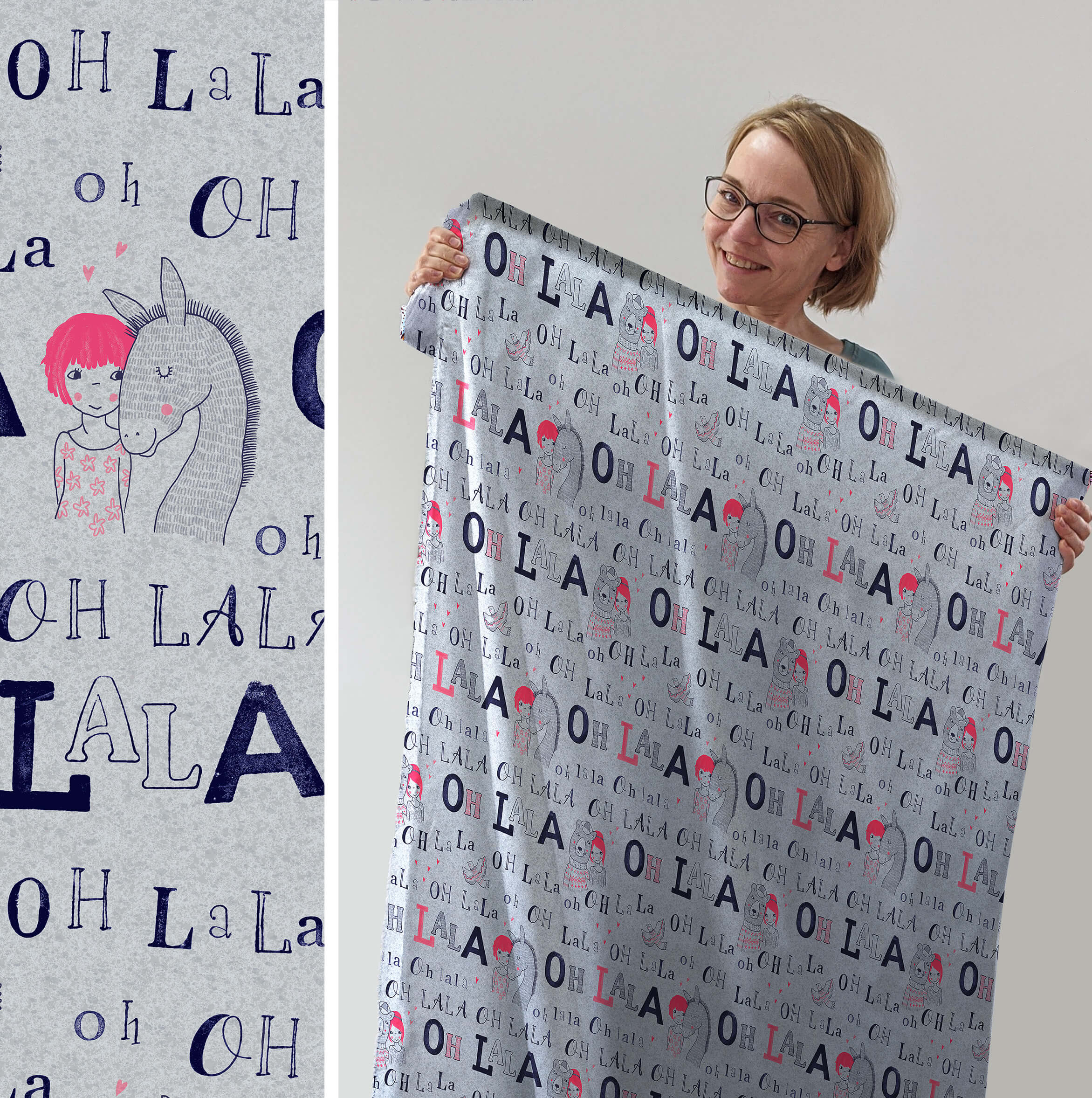 Susalabims Ohlala von Lillestoff 1,0 x 1,5m