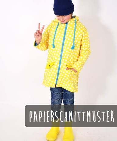 Papierschnittmuster #108 Friesen. liebe 4kids Regenmantel von LeniPepunkt