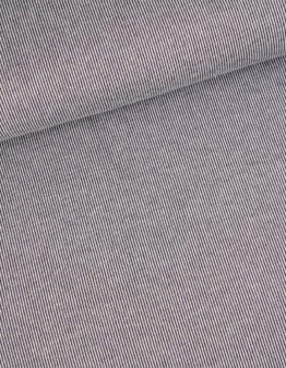 Jacquard Rippenmuster grau von Stoffonkel