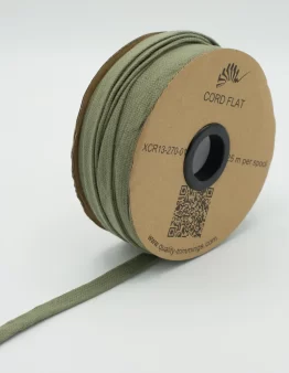 Flachkordel 15mm khaki Col.270 (XCR13 )