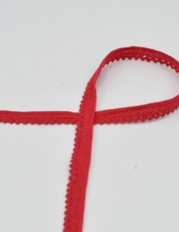 Häkelborte 10mm in rot 515 (XLA12)