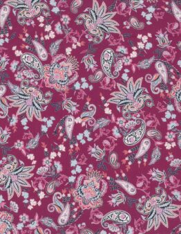 Druckstoff Bali 010503140 rot, bunt von Westfalenstoffe