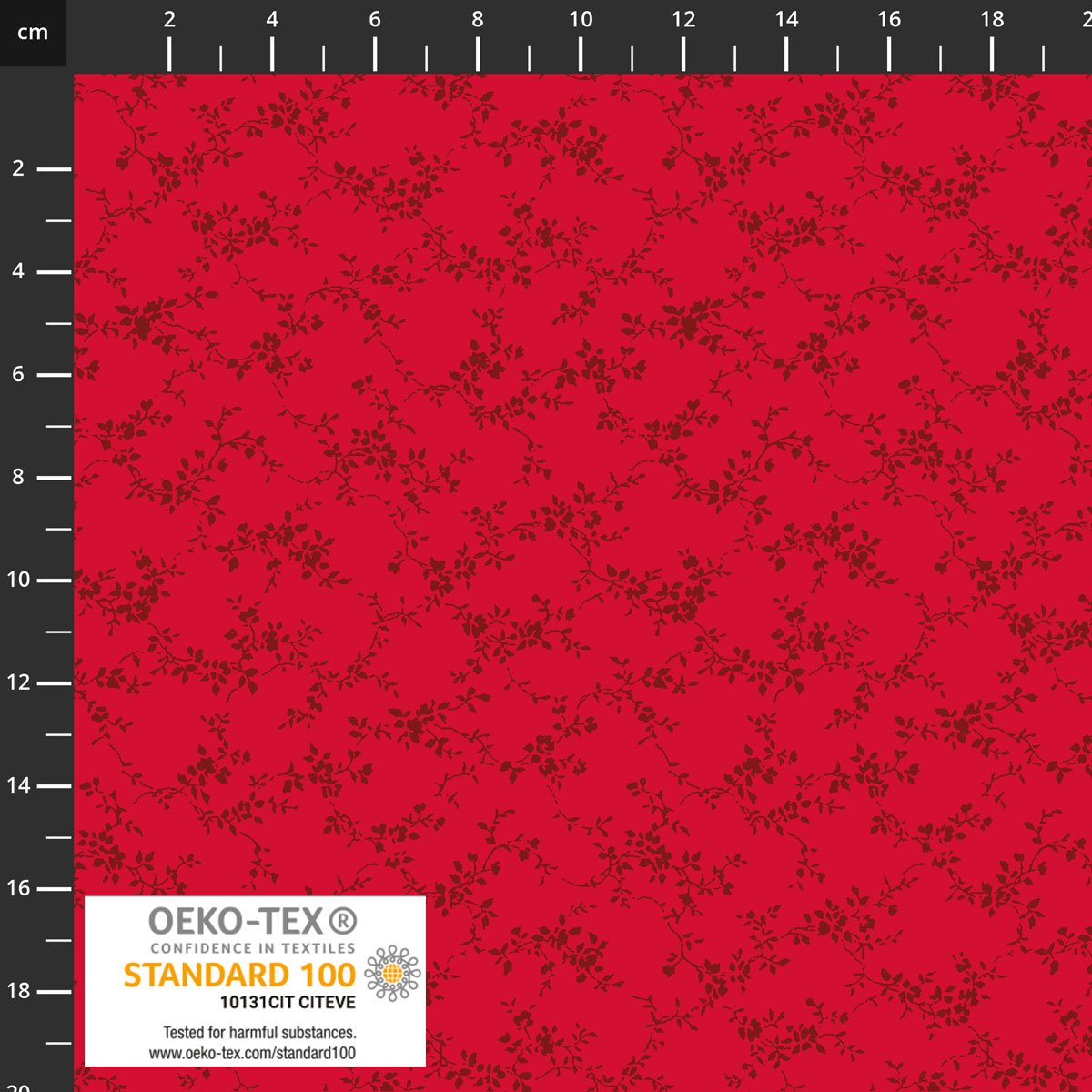 Baumwollstoff Basic Red 4502-406