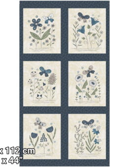 Butterflies and Blooms (4707-932)Panel 0,6 x 112m