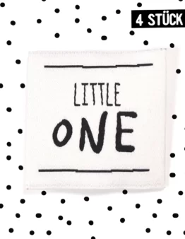 Weblabel Little one 4 Stück