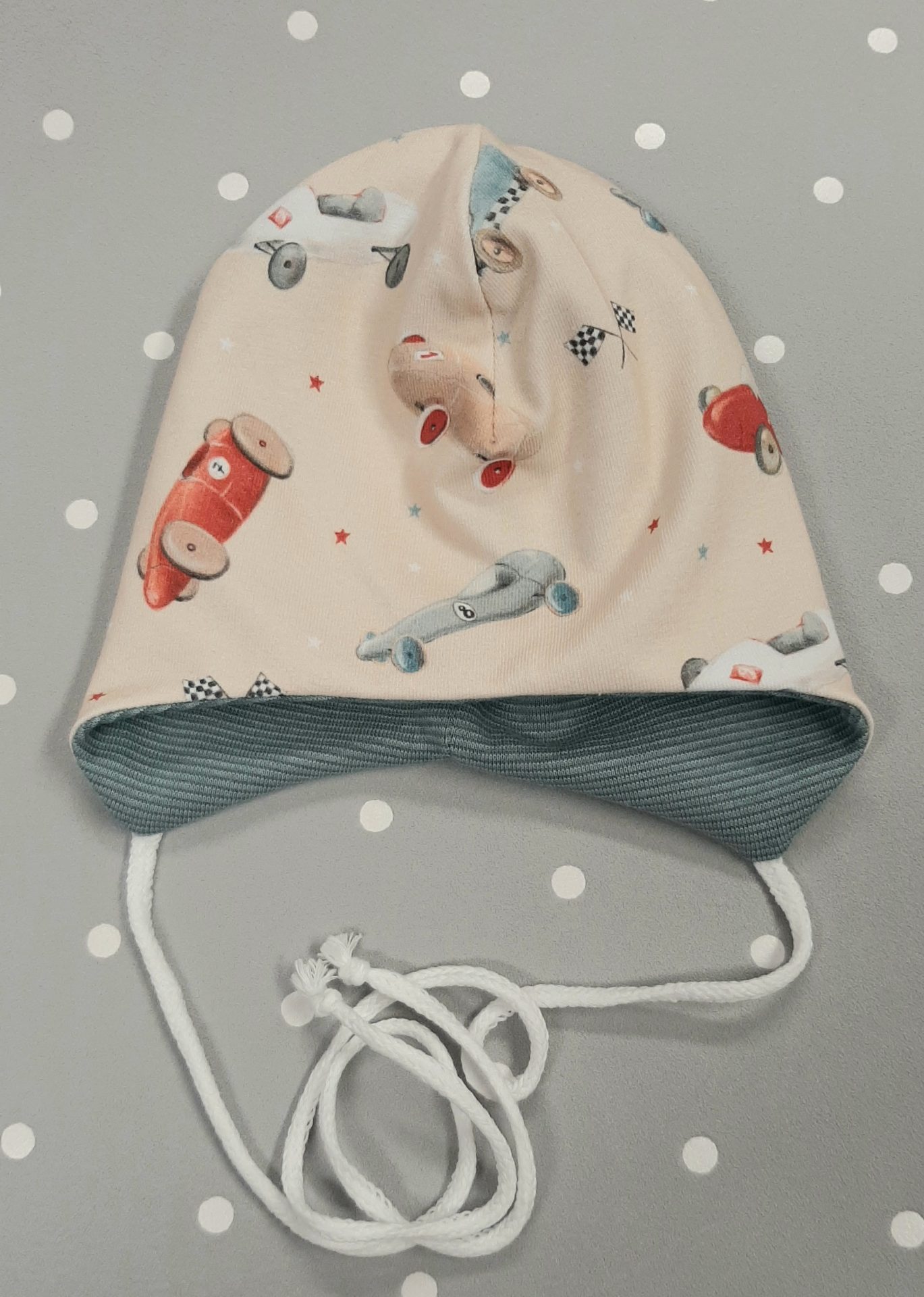 Baby Mütze Beanie Kopfumfang 34 -38 Auto