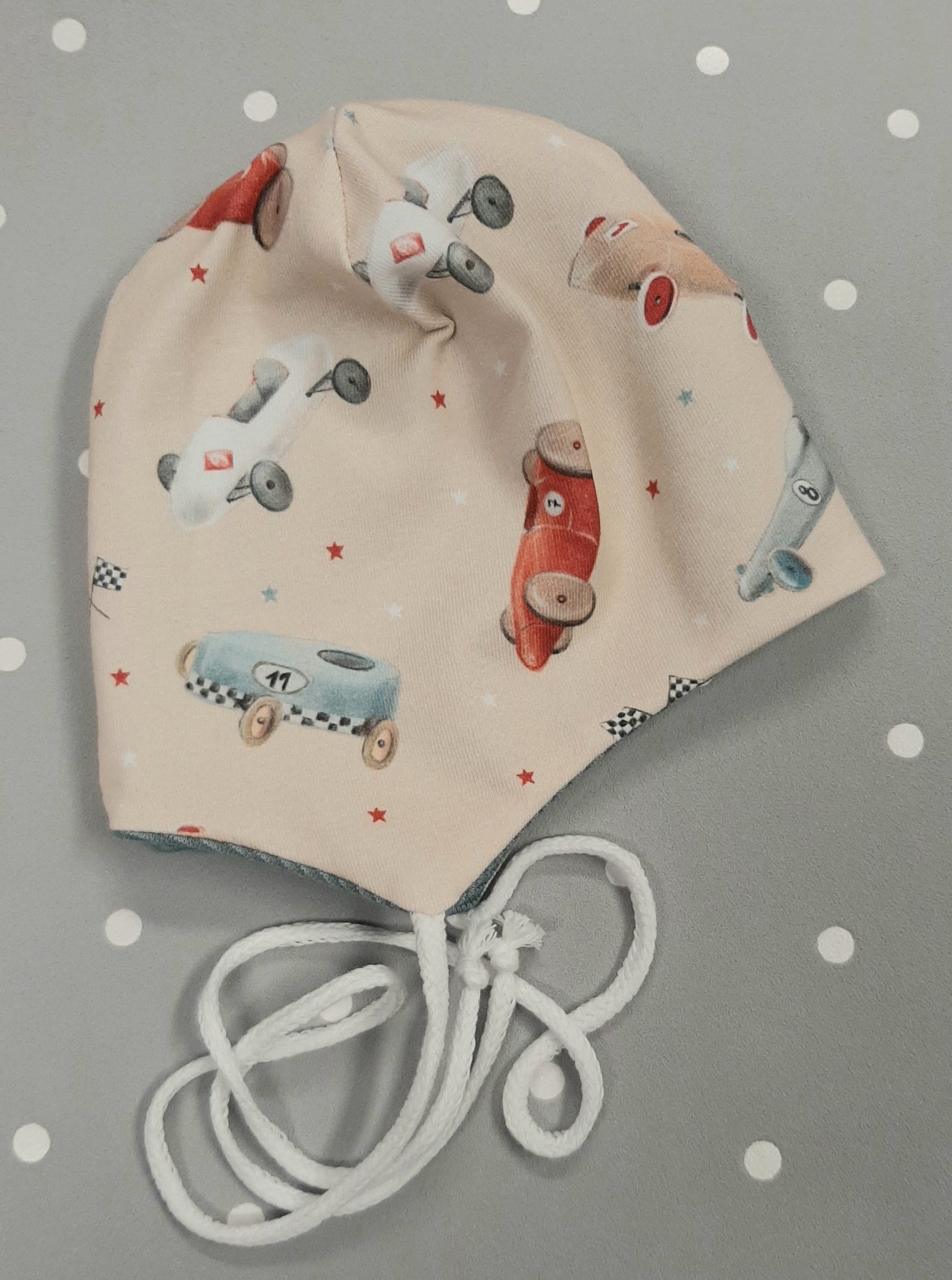 Baby Mütze Beanie Kopfumfang 34 -38 Auto