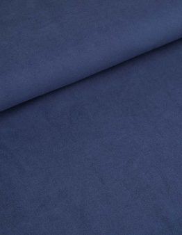 Bio - Baumwollfleece (china blue) von Stoffonkel