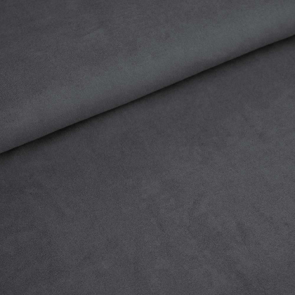 Bio - Baumwollfleece (dunkelgrau) von Stoffonkel
