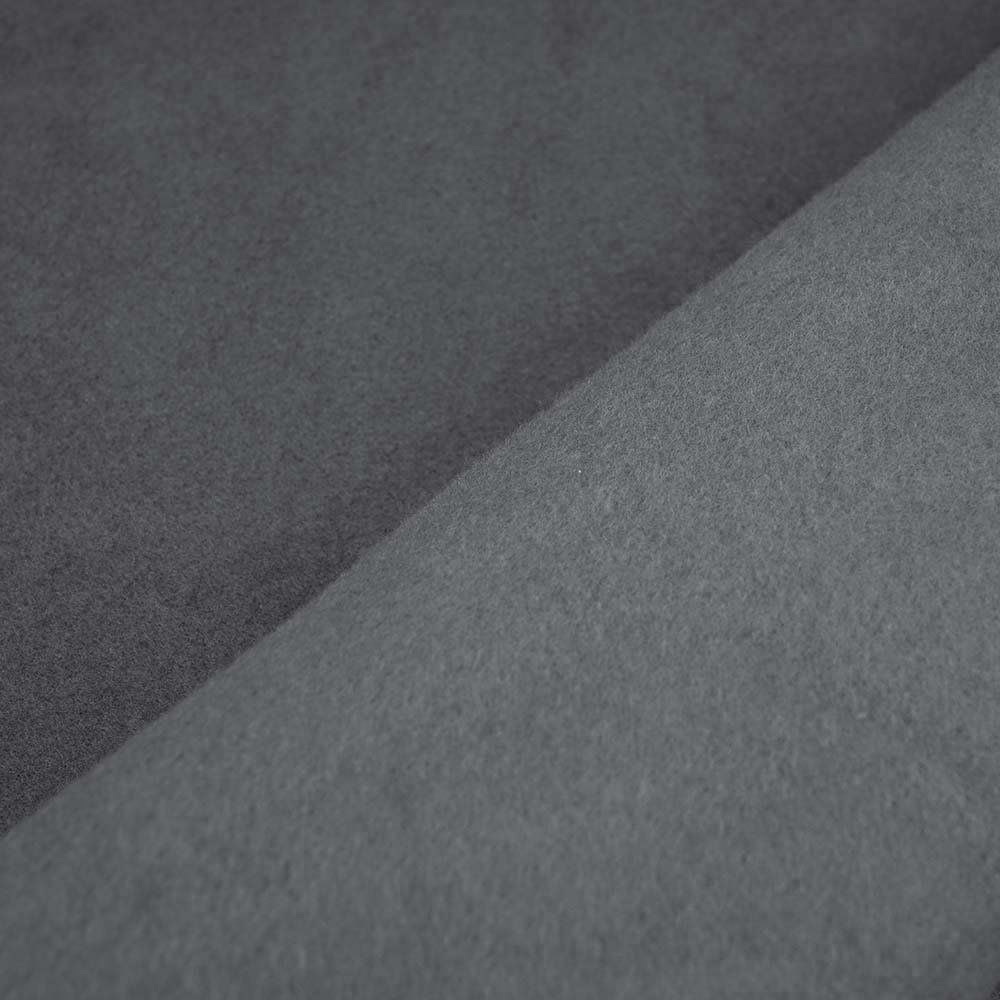 Bio - Baumwollfleece (dunkelgrau) von Stoffonkel