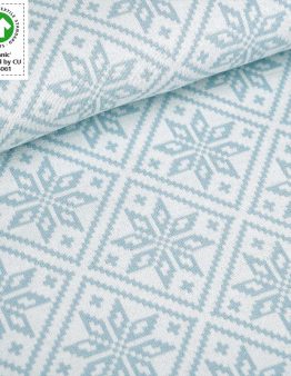Bio-Jacquard Snowflake gletscher von Stoffonkel