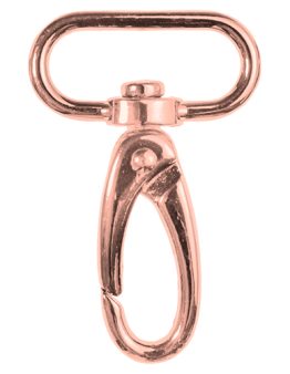 Karabinerhaken Metall (196054) 57mm x 30mm rosegold