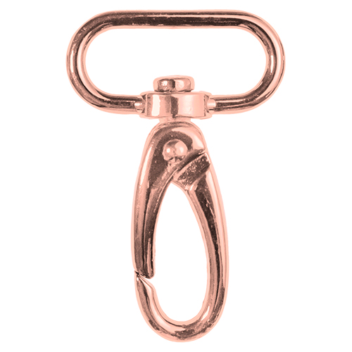 Karabinerhaken Metall (196054) 57mm x 30mm rosegold
