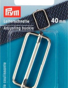Leiterschnalle Metall von Prym (615810) 40mm silber