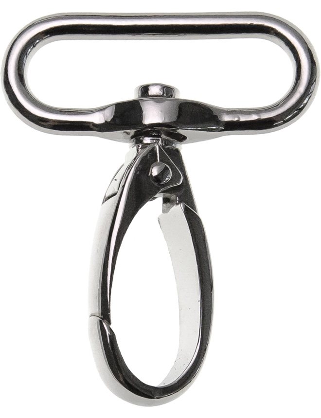 Karabinerhaken Metall (196048) 57mm x 40mm silber