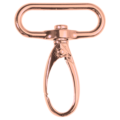 Karabinerhaken Metall (196049) 57mm x 40mm rosegold