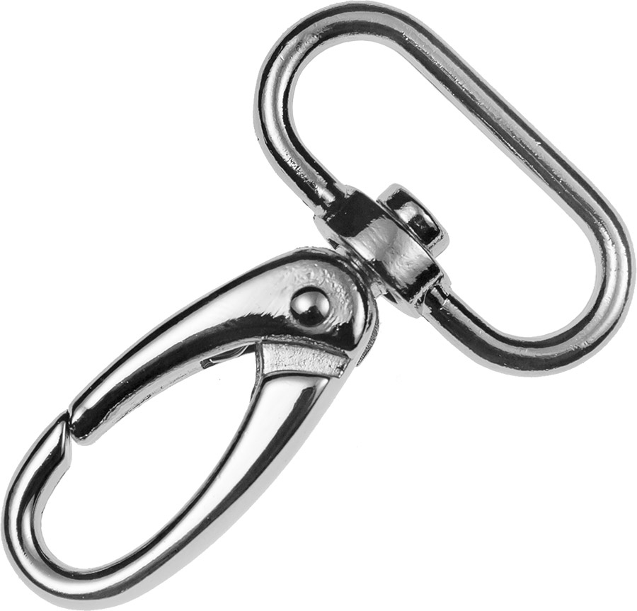 Karabinerhaken Metall (196053) 57mm x 30mm silber