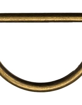 Halbrundringe (196042 Col 171) 30mm altgold